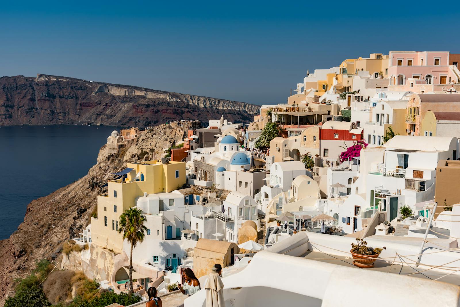 Vista de Santorini en Grecia